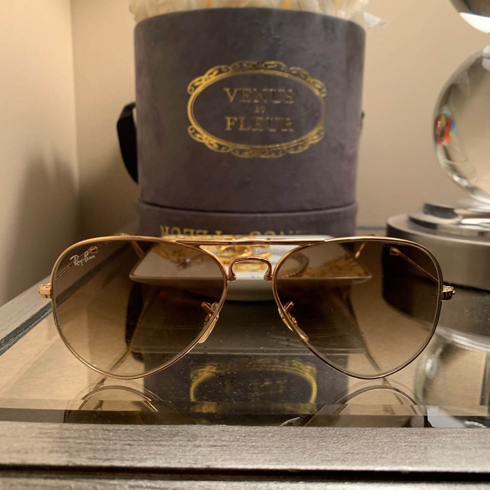 Ray-Ban Polarized Folding Aviators